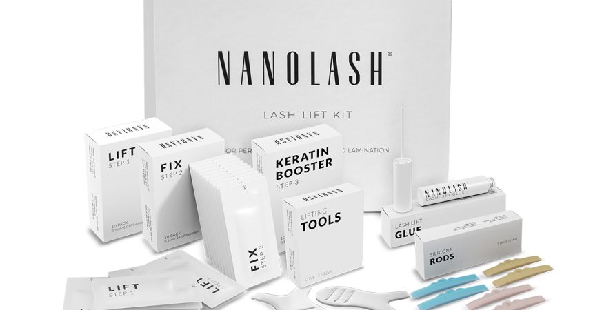 Време е за повдигане на миглите у дома с помощта на Nanolash Lash Lift Kit!